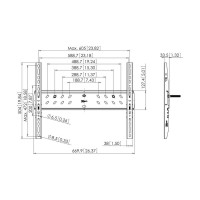 Крепления для дисплея Vogel's Professional PFW 5300 (настенное 23-32 '') 