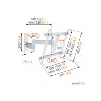 Крепления для дисплея Vogel's Professional WALL 3245 W (настенное 32-55 '') 