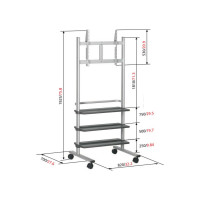 Стойка для дисплеев Vogel's Professional PB 175 (мобильный, 36-55") 